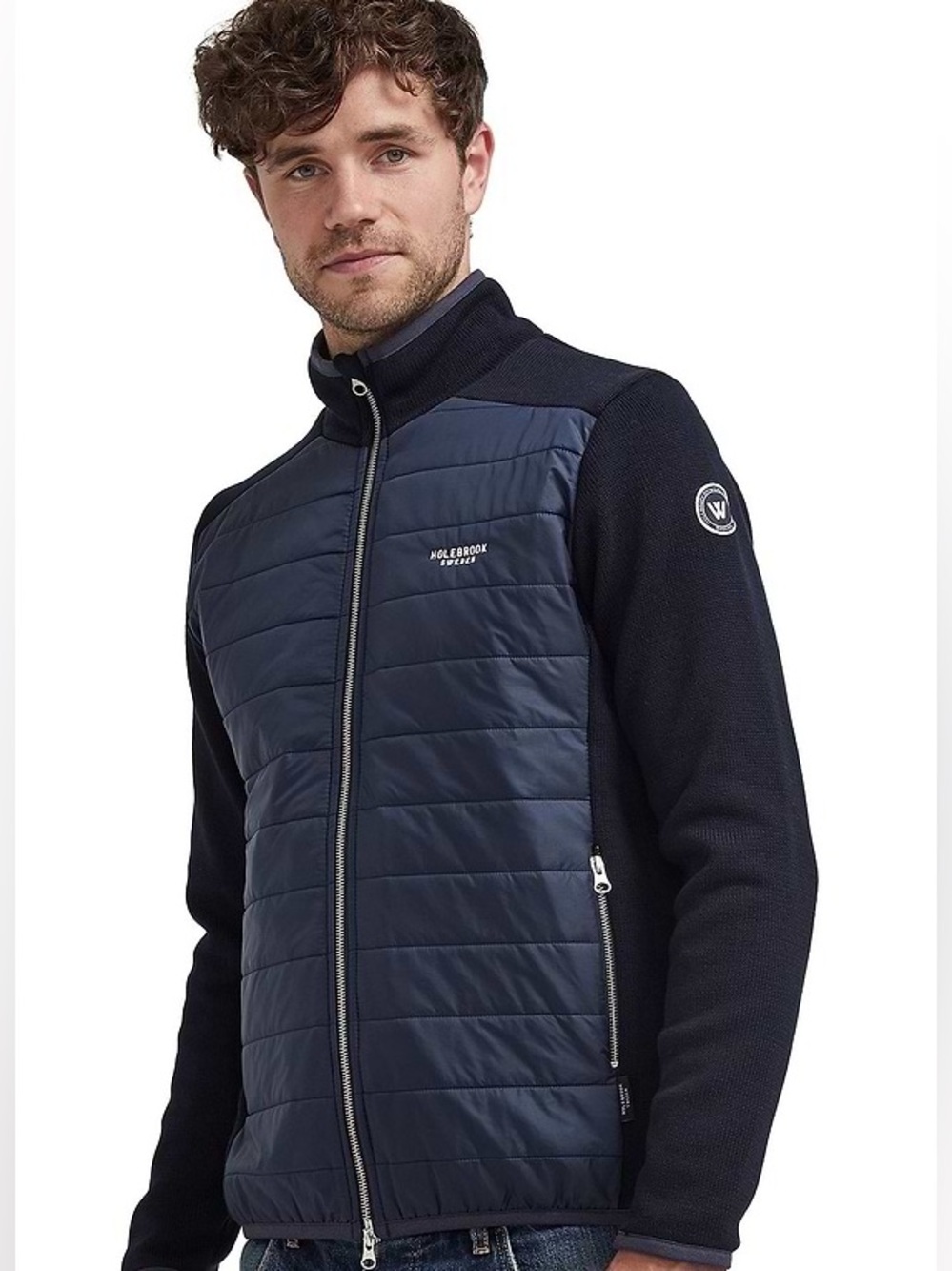 Holebrook Sweden Peder full-zip windproof jacket size: 5X navy